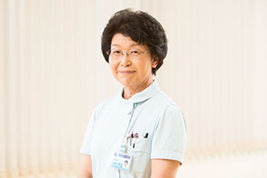 看護師長 山根 教江